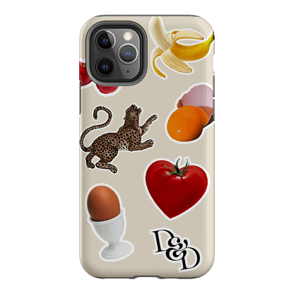 Sunday Stickers Cream Printed Phone Cases iPhone 11 Pro / Armoured by Desmond & Dempsey - The Dairy
