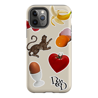 Sunday Stickers Cream Printed Phone Cases iPhone 11 Pro / Armoured by Desmond & Dempsey - The Dairy