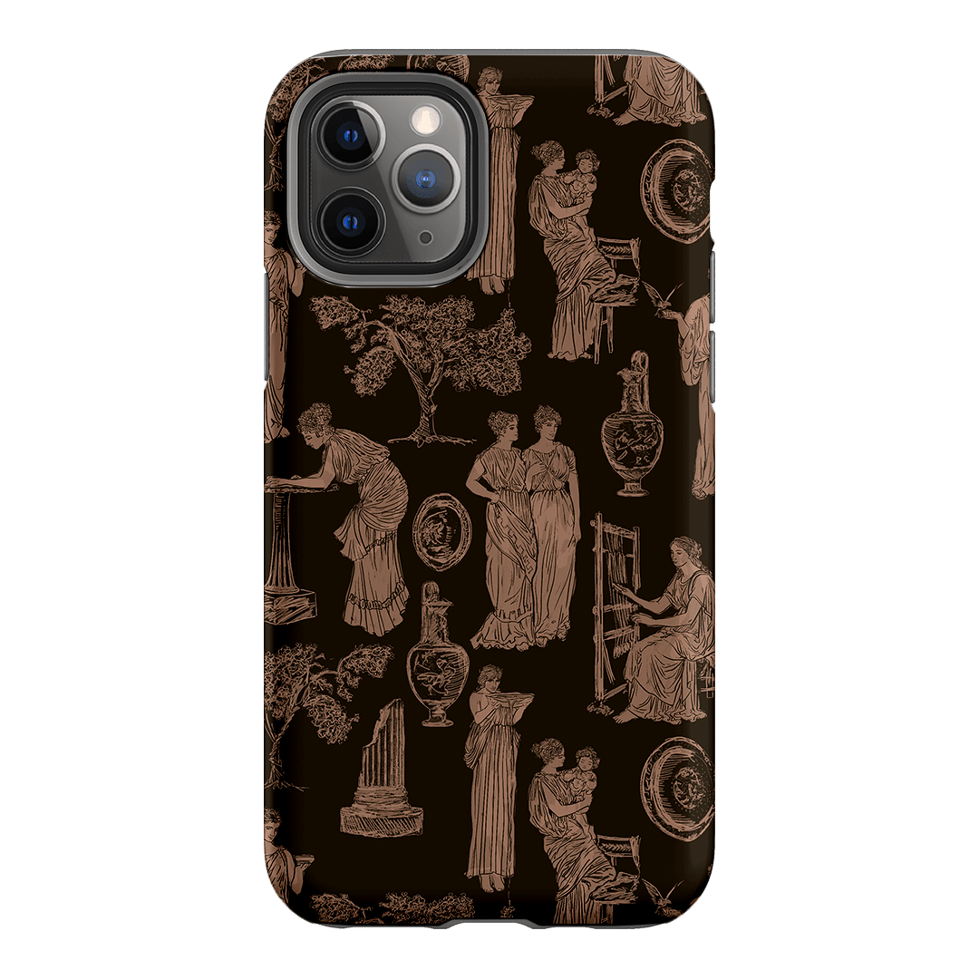 Symposium Burnt Umber Printed Phone Cases iPhone 11 Pro / Armoured by Veronica Tucker - The Dairy