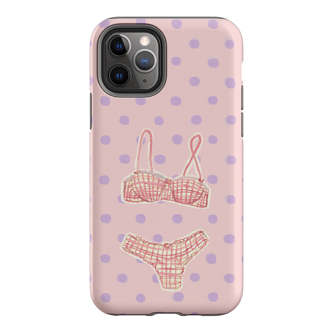 Vintage Gingham Printed Phone Cases iPhone 11 Pro / Armoured by Kayla Carr - The Dairy