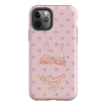 Vintage Gingham Printed Phone Cases iPhone 11 Pro / Armoured by Kayla Carr - The Dairy