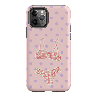 Vintage Gingham Printed Phone Cases iPhone 11 Pro / Armoured by Kayla Carr - The Dairy