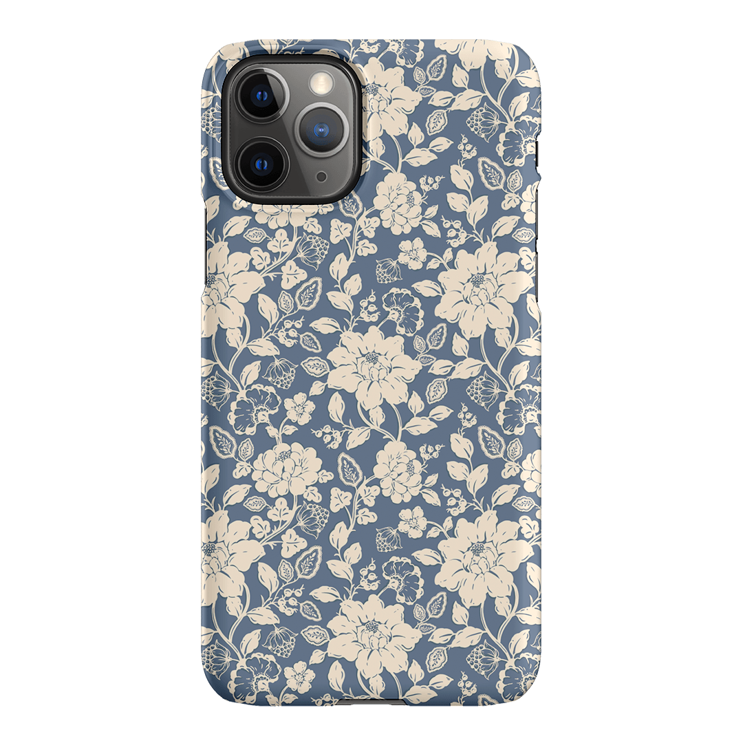 Blue Garden Printed Phone Cases iPhone 11 Pro Max / Snap by Kasiags Art - The Dairy