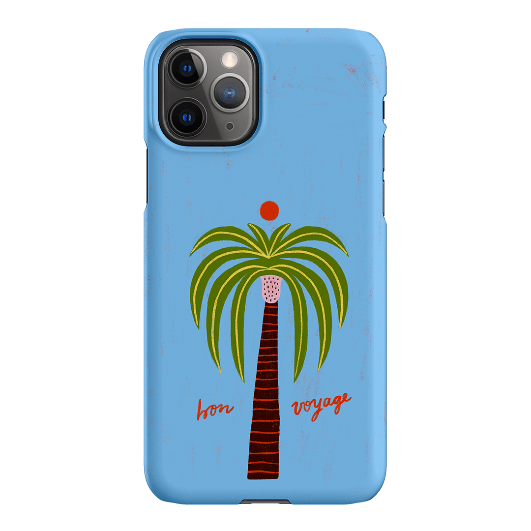 Bon Voyage Blue Printed Phone Cases iPhone 11 Pro Max / Snap by Marie Faurrite - The Dairy