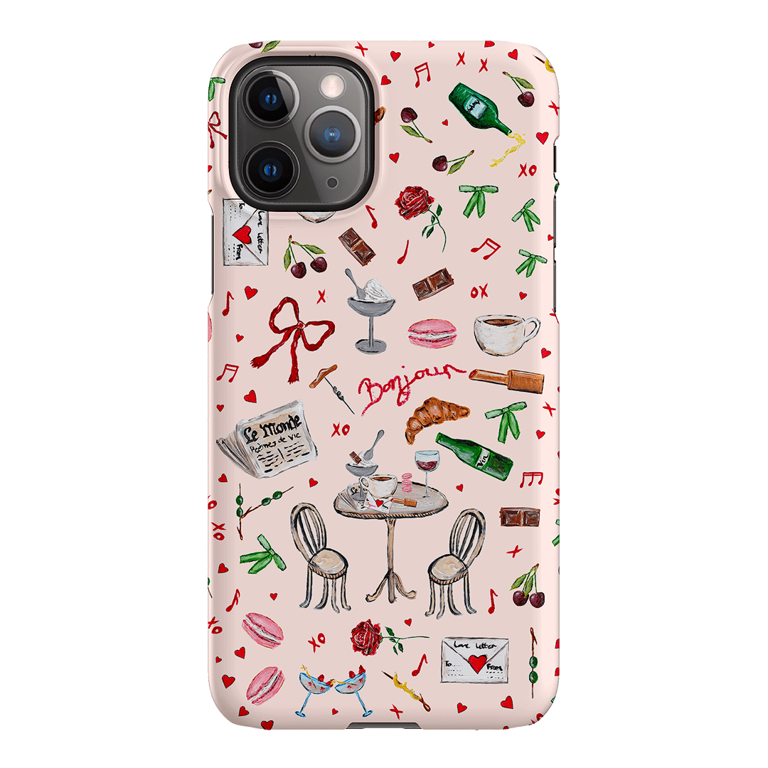 Bonjour Printed Phone Cases iPhone 11 Pro Max / Snap by BG. Studio - The Dairy