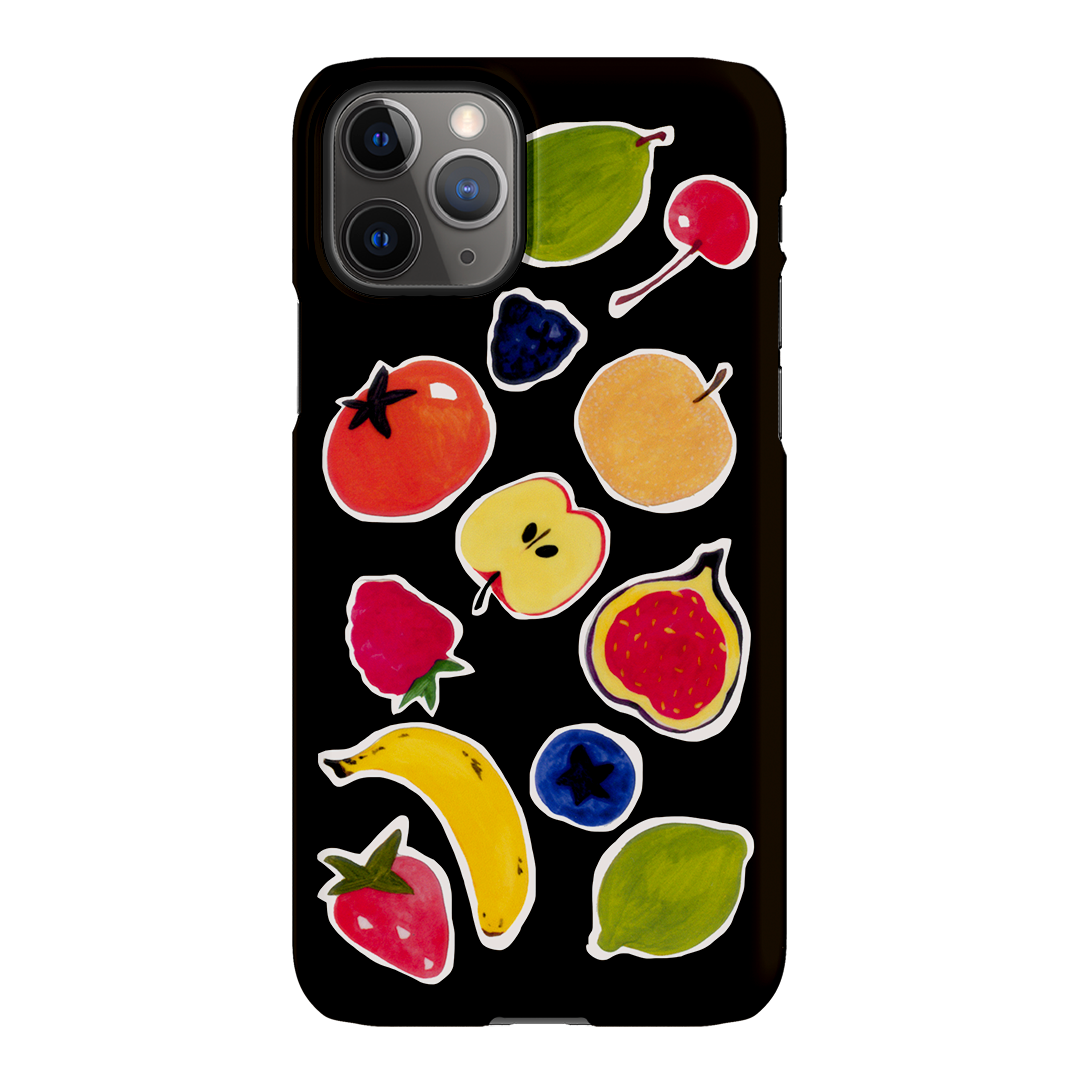 Fruit Stickers Printed Phone Cases iPhone 11 Pro Max / Snap by Studio Bon - The Dairy