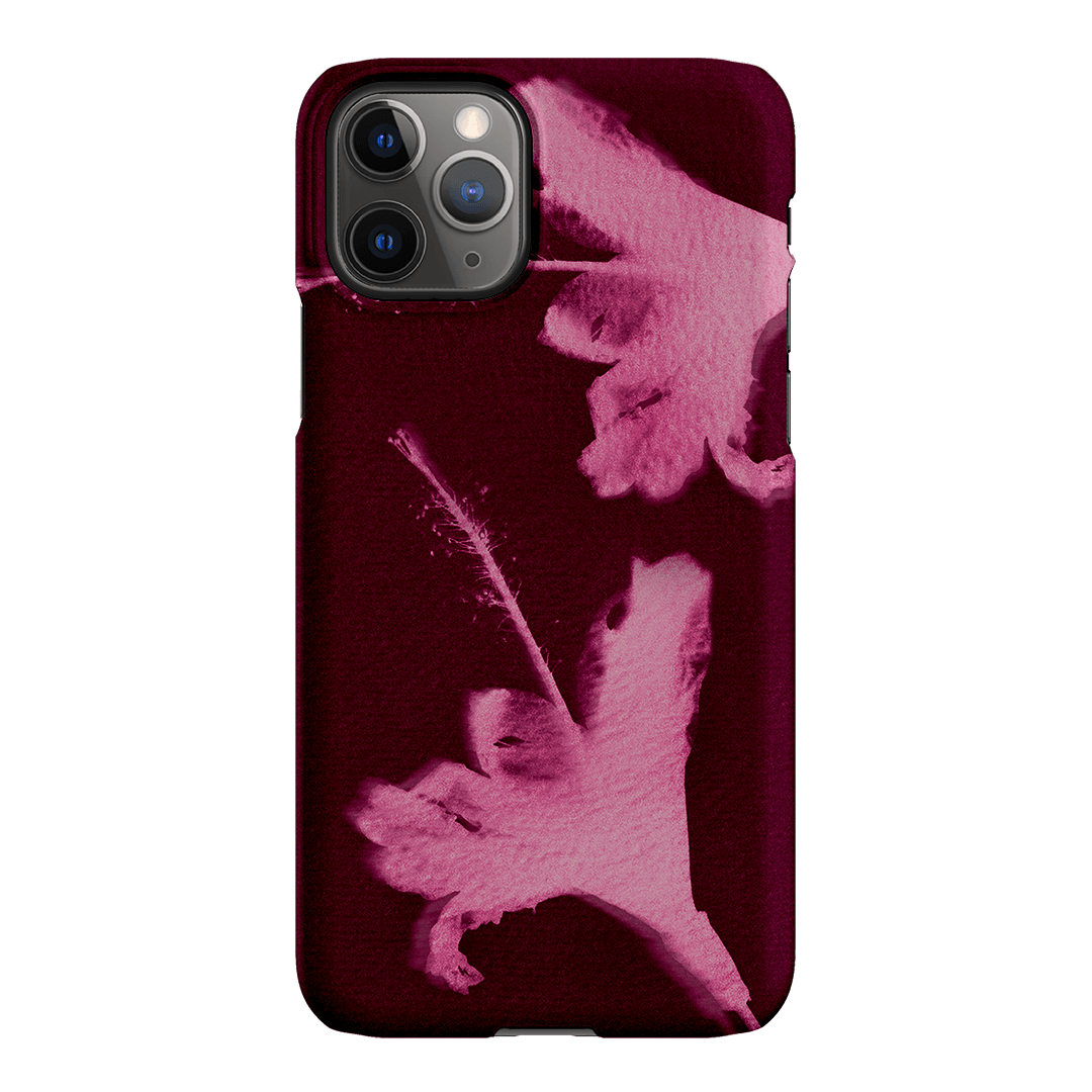 Hibiscus Glow Printed Phone Cases iPhone 11 Pro Max / Snap by Sally Hungerford - The Dairy