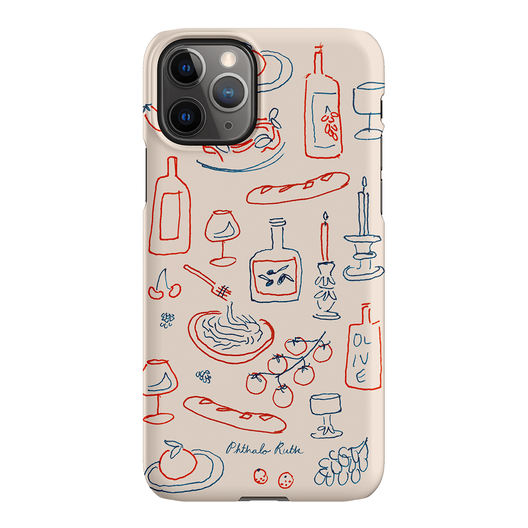 Italian Fare Printed Phone Cases iPhone 11 Pro Max / Snap by Phthalo Ruth - The Dairy