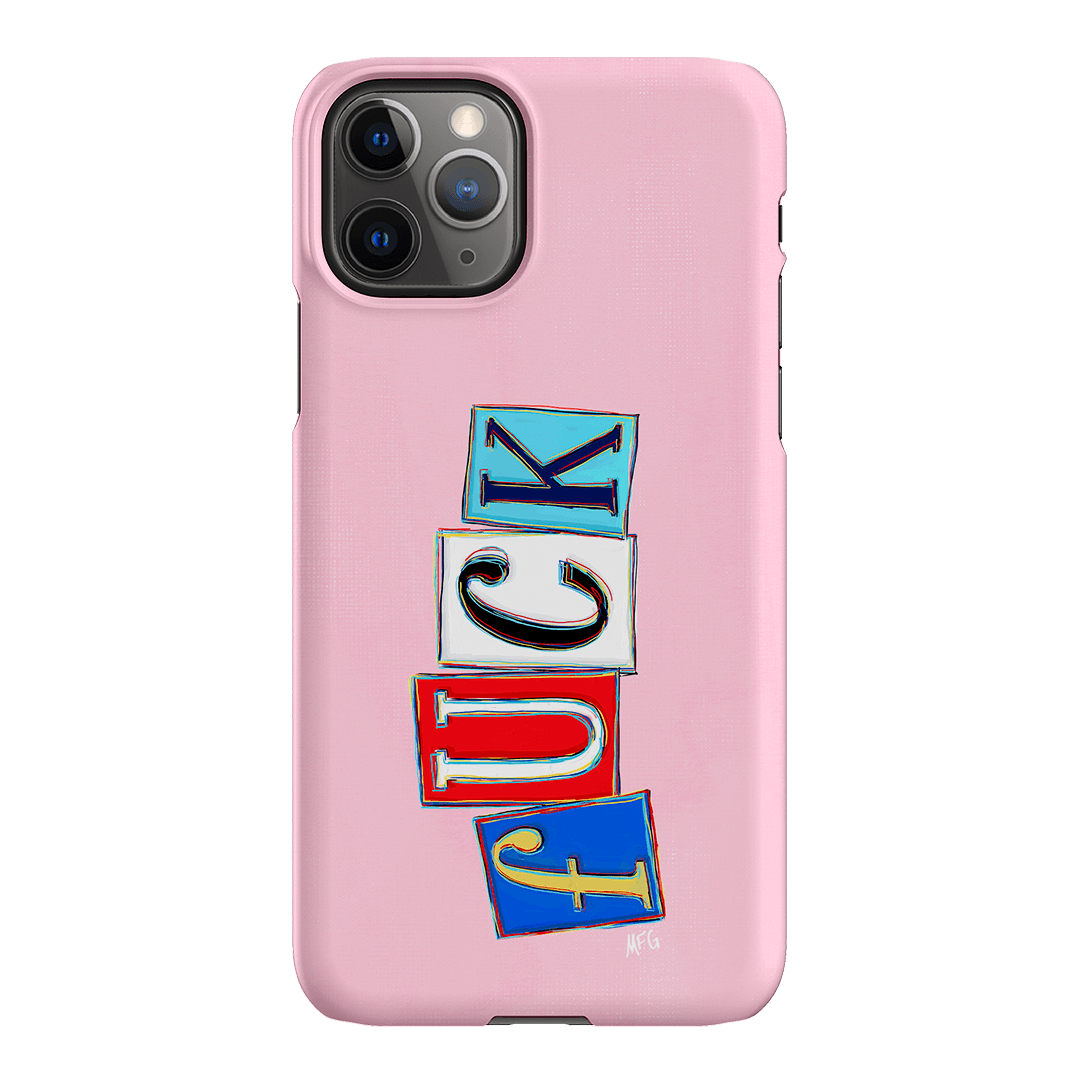 Lil Fcks Pink Printed Phone Cases iPhone 11 Pro Max / Snap by Margarbs Art - The Dairy