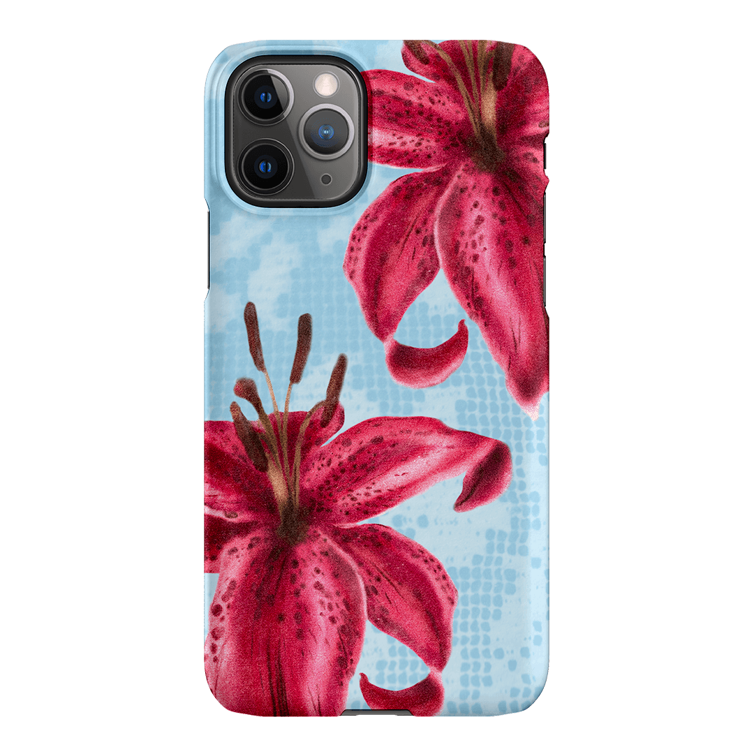 Lillies Printed Phone Cases iPhone 11 Pro Max / Snap by Sally Hungerford - The Dairy