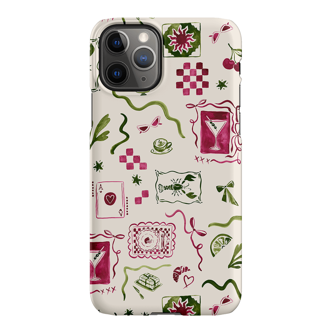 Martini Gal Printed Phone Cases iPhone 11 Pro Max / Snap by Charlie Taylor - The Dairy