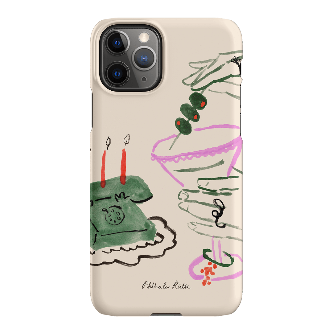 Martini Party Printed Phone Cases iPhone 11 Pro Max / Snap by Phthalo Ruth - The Dairy