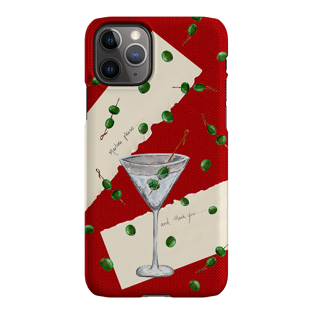 Martini Please Printed Phone Cases iPhone 11 Pro Max / Snap by BG. Studio - The Dairy