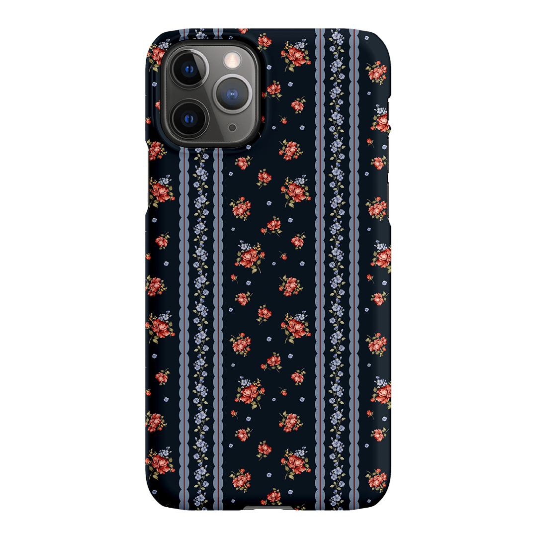 Midnight Stripe Printed Phone Cases iPhone 11 Pro Max / Snap by Kasiags Art - The Dairy
