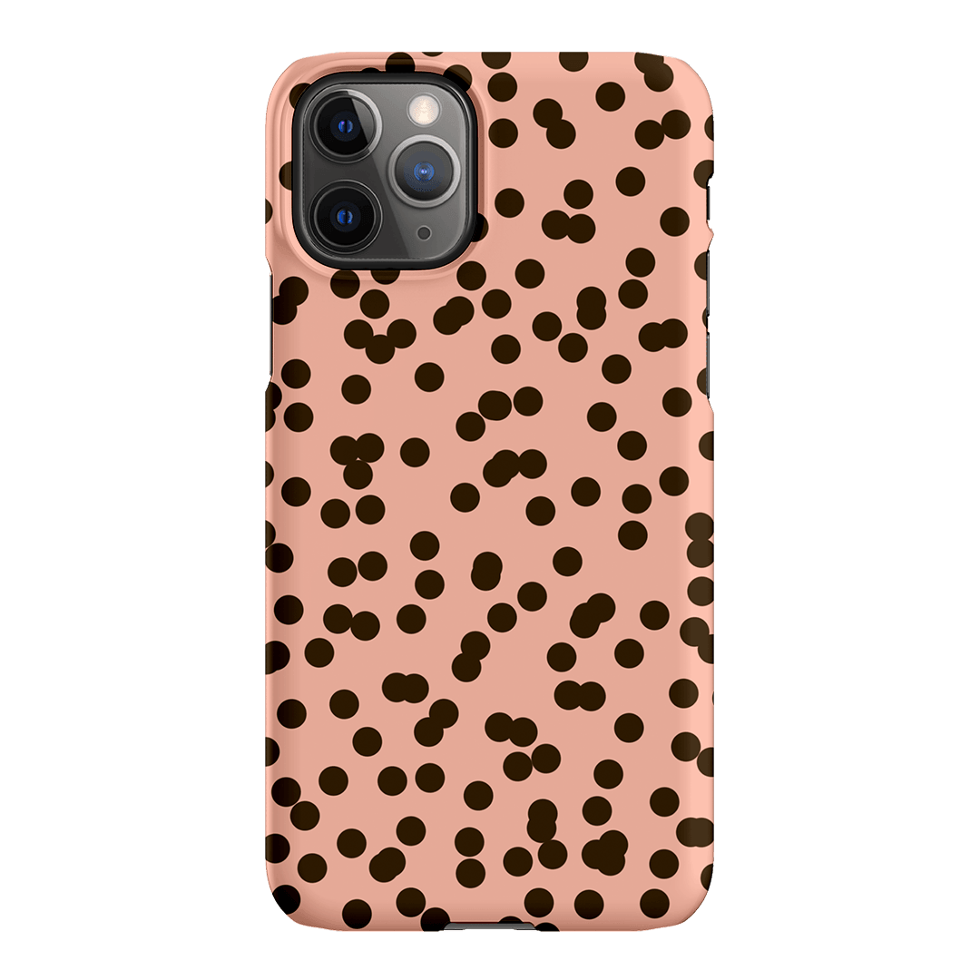Mini Confetti Pink Chocolate Printed Phone Cases iPhone 11 Pro Max / Snap by Veronica Tucker - The Dairy
