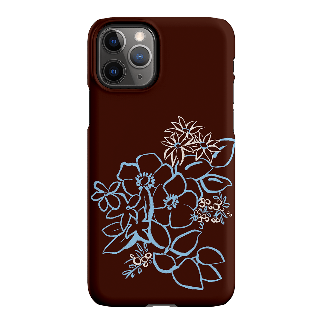 Mocha Posy Printed Phone Cases iPhone 11 Pro Max / Snap by Typoflora - The Dairy