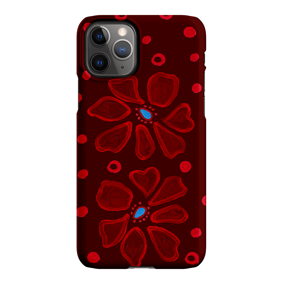 Painted Petal Rouge Printed Phone Cases iPhone 11 Pro Max / Snap by BG. Studio - The Dairy