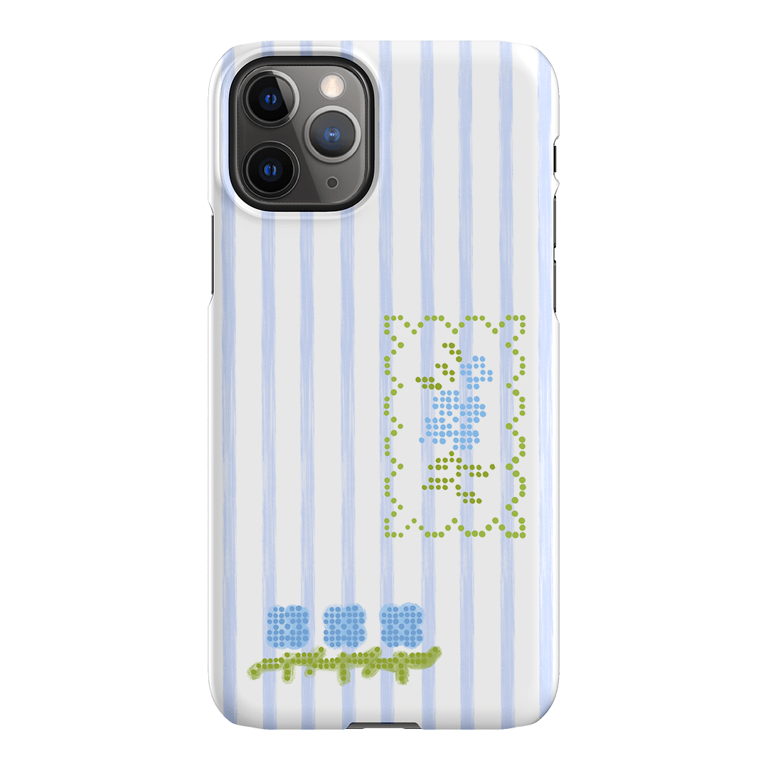 Patchwork Blue Printed Phone Cases iPhone 11 Pro Max / Snap by Kayla Carr - The Dairy