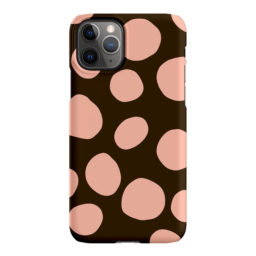 Pebbles Chocolate Pink Printed Phone Cases iPhone 11 Pro Max / Snap by Veronica Tucker - The Dairy