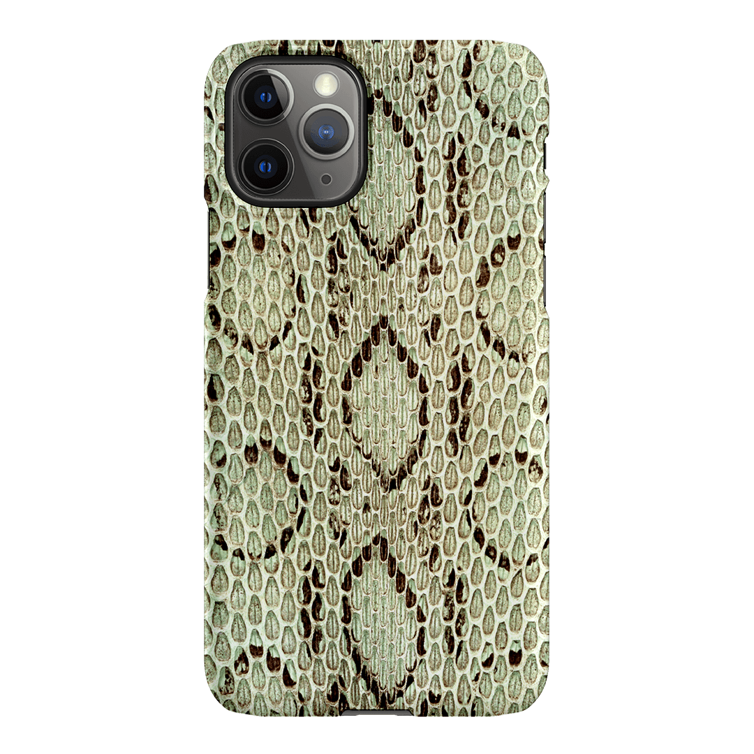 Pistachio Python Printed Phone Cases iPhone 11 Pro Max / Snap by The Dairy - The Dairy