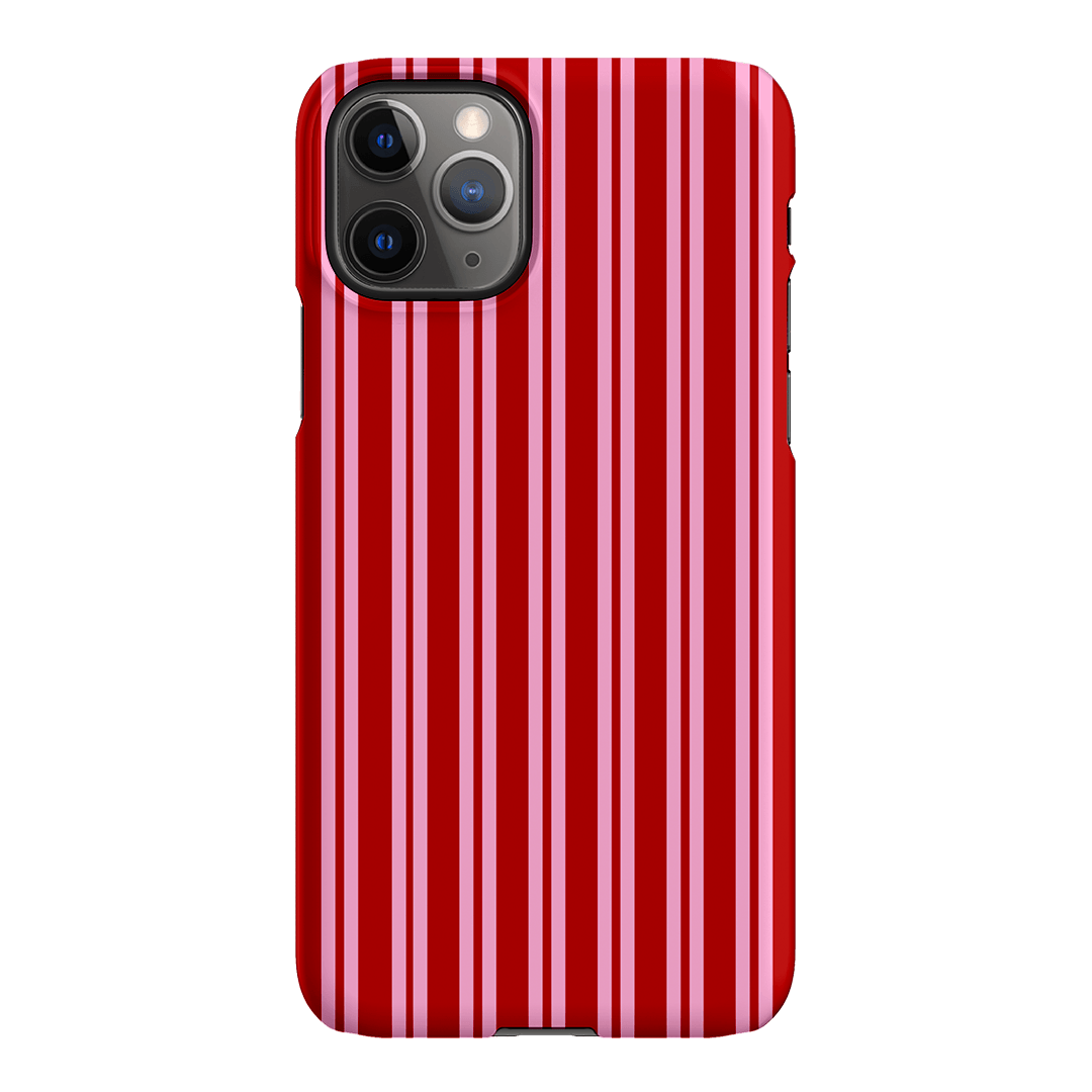 Punch Stripes Printed Phone Cases iPhone 11 Pro Max / Snap by The Dairy - The Dairy
