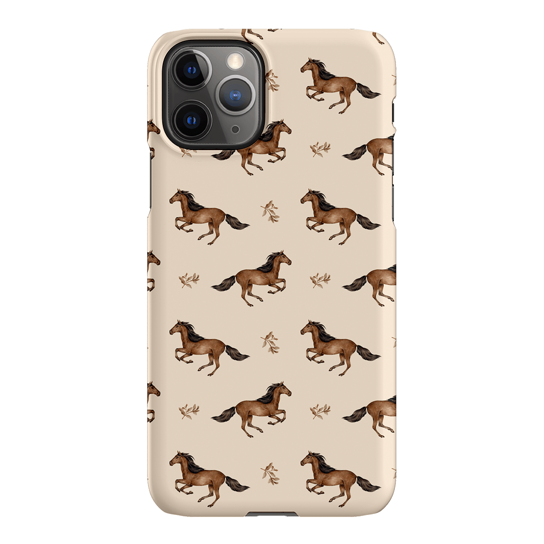 Running Horse Printed Phone Cases iPhone 11 Pro Max / Snap by Kasiags Art - The Dairy