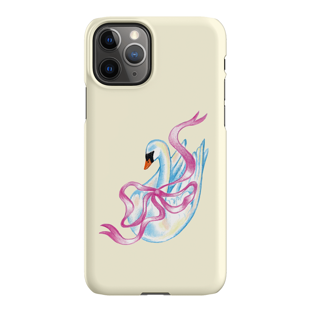 Satin Swan Printed Phone Cases iPhone 11 Pro Max / Snap by Femke Studio - The Dairy