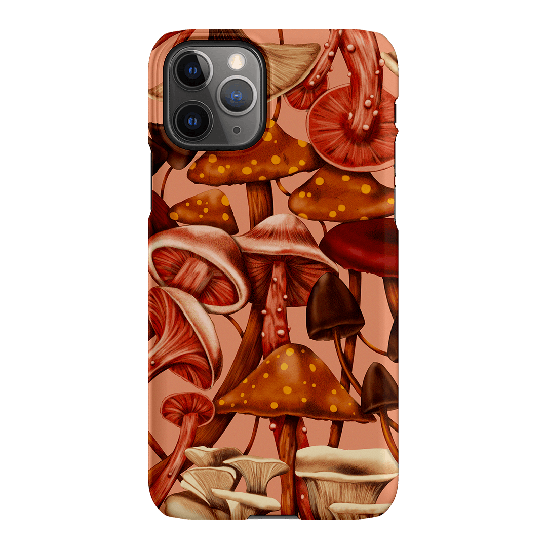 Shrooms Printed Phone Cases iPhone 11 Pro Max / Snap by Kelly Thompson - The Dairy