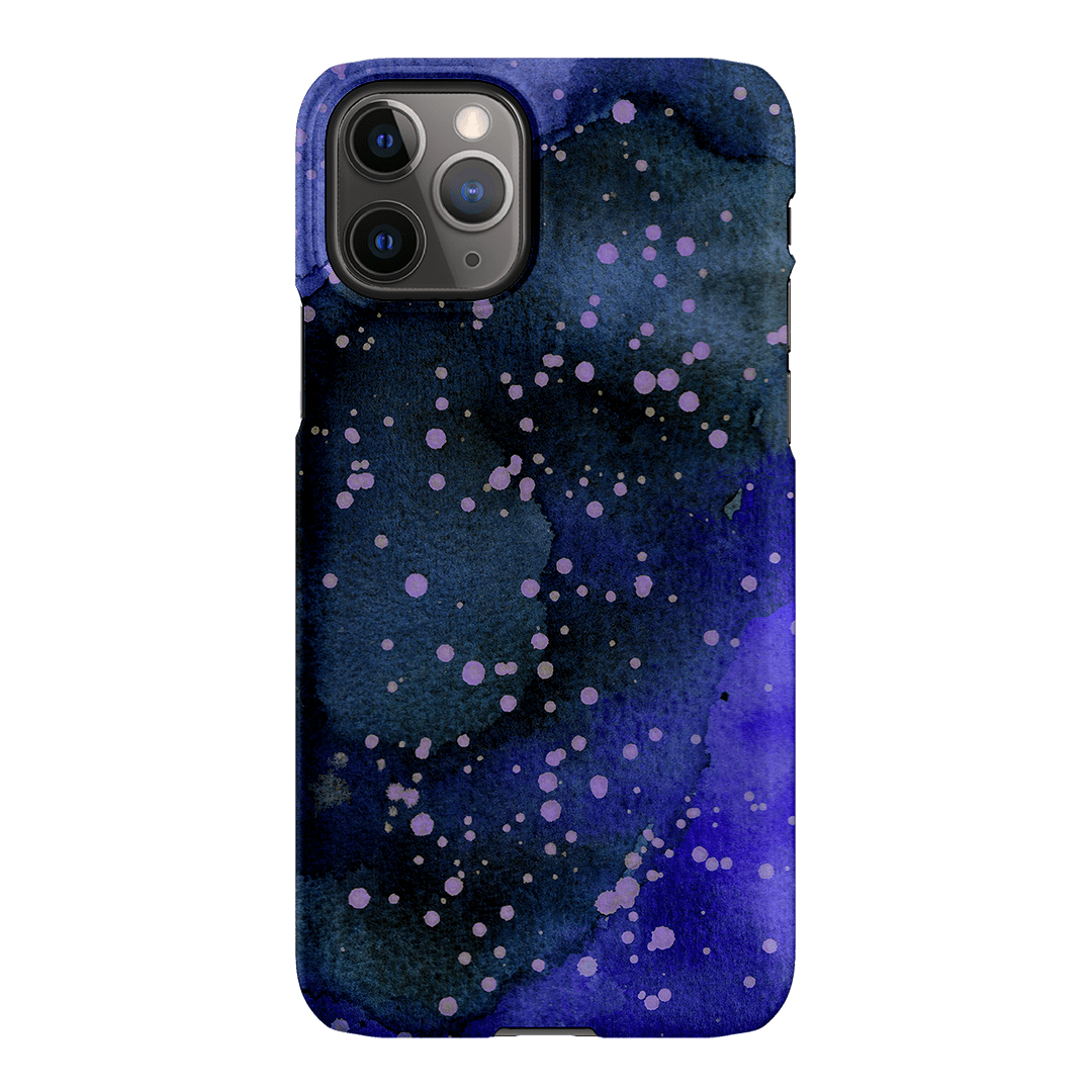 Spotty Navy Printed Phone Cases iPhone 11 Pro Max / Snap by The Dairy - The Dairy