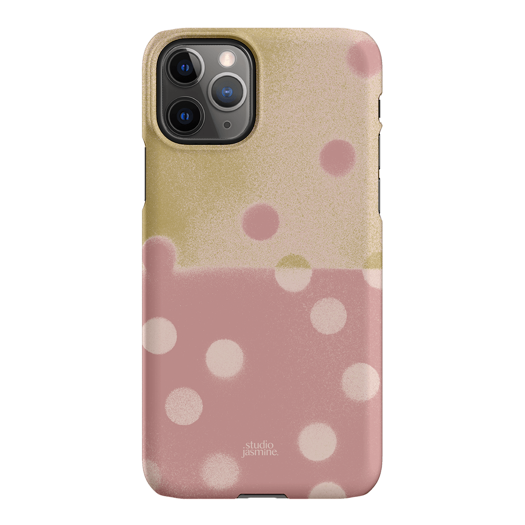 Strawberry Polka Dot Printed Phone Cases iPhone 11 Pro Max / Snap by Jasmine Dowling - The Dairy