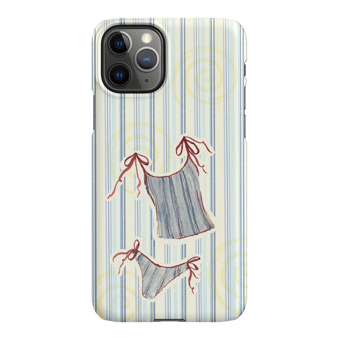 Stripe Tankini Printed Phone Cases iPhone 11 Pro Max / Snap by Kayla Carr - The Dairy