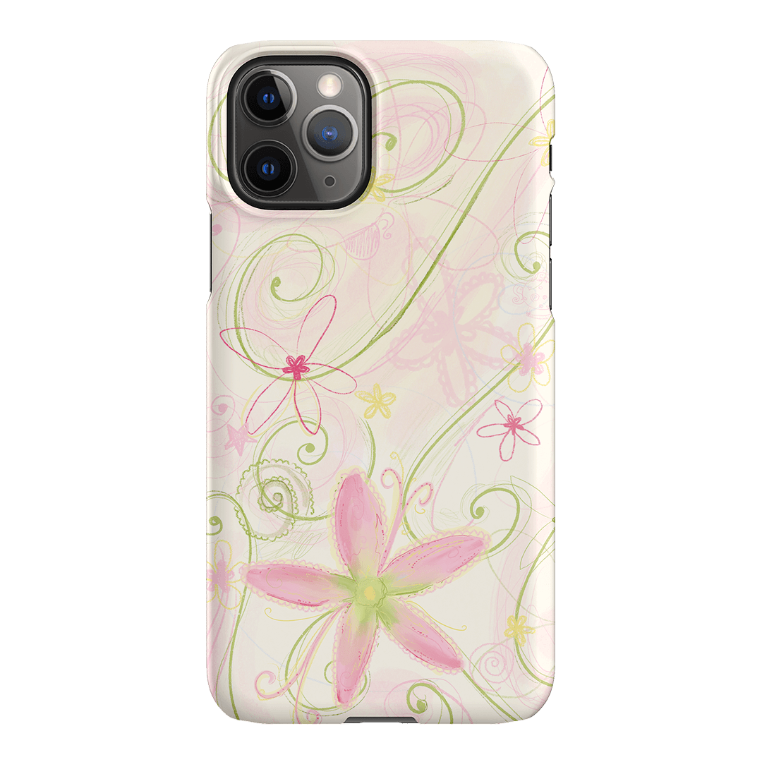 Swirl Pink Printed Phone Cases iPhone 11 Pro Max / Snap by Kayla Carr - The Dairy