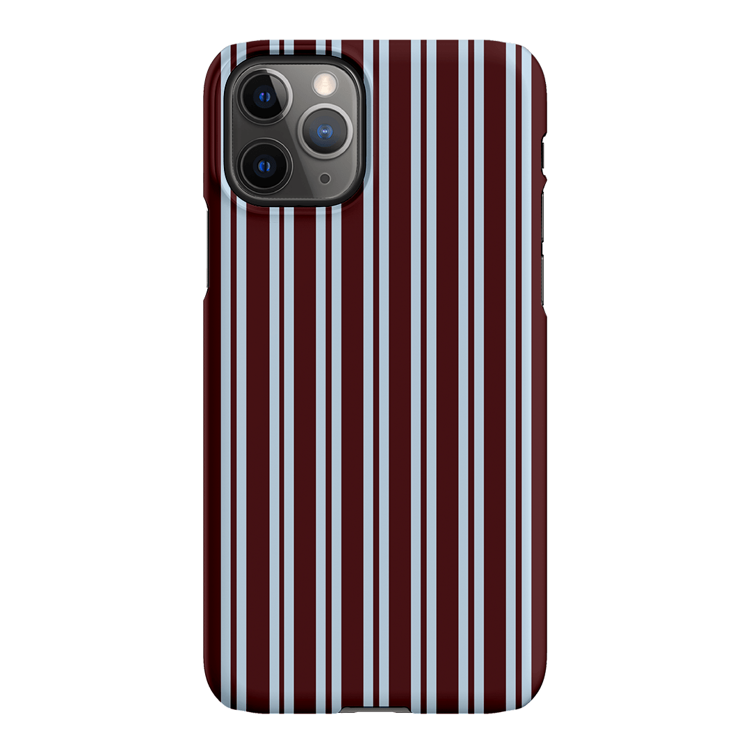 Varsity Stripes Printed Phone Cases iPhone 11 Pro Max / Snap by The Dairy - The Dairy
