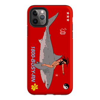 1800-Busy Rn in Red Printed Phone Cases iPhone 11 Pro Max / Armoured by Easty Beasty - The Dairy