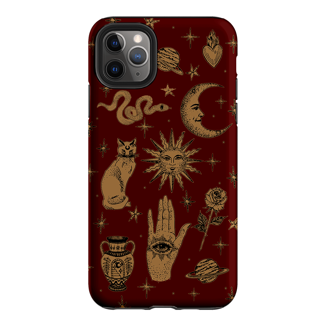 Astro Flash Red Printed Phone Cases iPhone 11 Pro Max / Armoured by Veronica Tucker - The Dairy