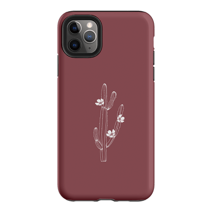 Cactus Flower Printed Phone Cases iPhone 11 Pro Max / Armoured by Typoflora - The Dairy