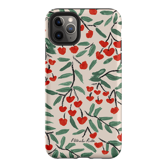 Cherry Love Printed Phone Cases iPhone 11 Pro Max / Armoured by Phthalo Ruth - The Dairy