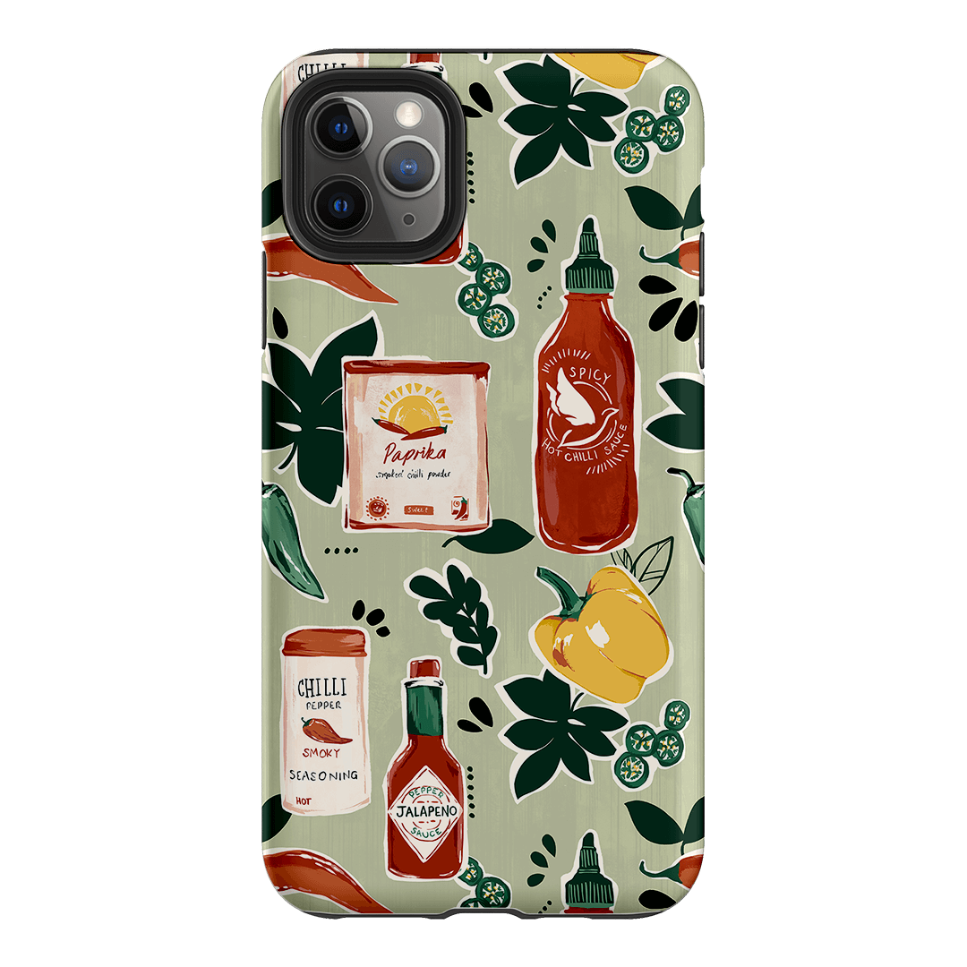 Chilli Pepper Printed Phone Cases iPhone 11 Pro Max / Armoured by Charlie Taylor - The Dairy