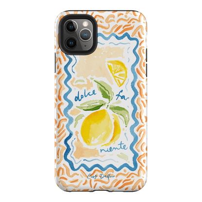 Dolce Far Niente Printed Phone Cases iPhone 11 Pro Max / Armoured by Cass Deller - The Dairy