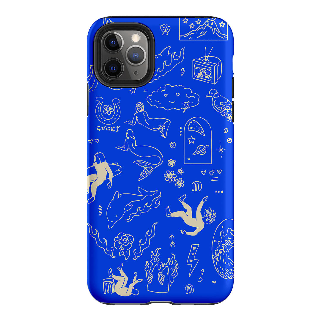 Easty Flash Blue Printed Phone Cases iPhone 11 Pro Max / Armoured by Easty Beasty - The Dairy