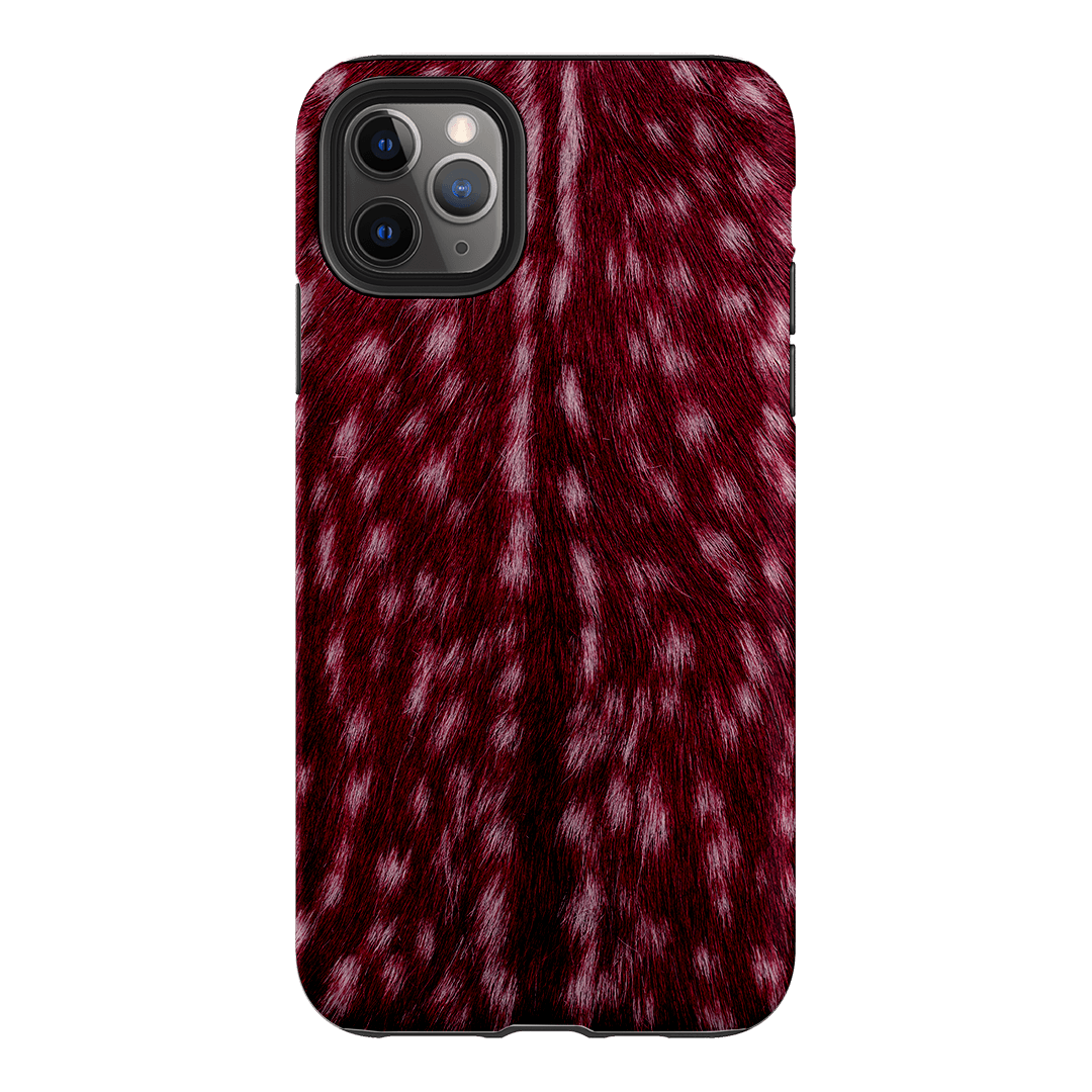 Fawn Burgundy Printed Phone Cases iPhone 11 Pro Max / Armoured by The Dairy - The Dairy