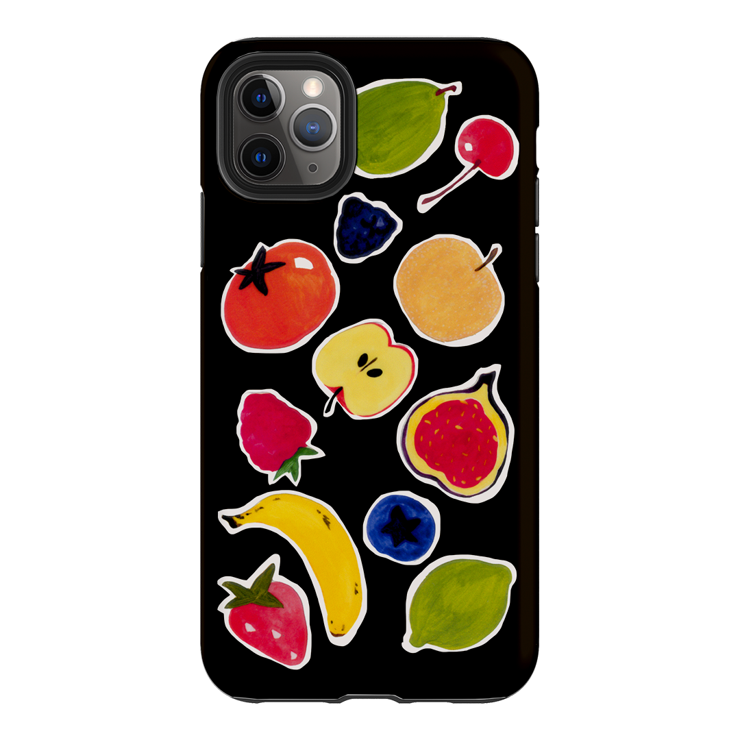 Fruit Stickers Printed Phone Cases iPhone 11 Pro Max / Armoured by Studio Bon - The Dairy