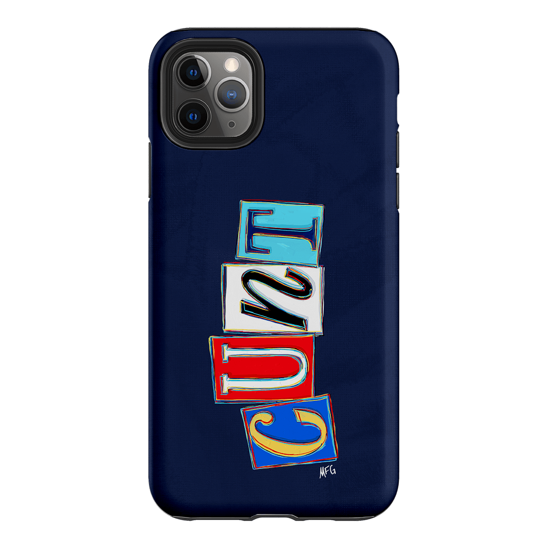 Lil Cnts Blue Printed Phone Cases iPhone 11 Pro Max / Armoured by Margarbs Art - The Dairy