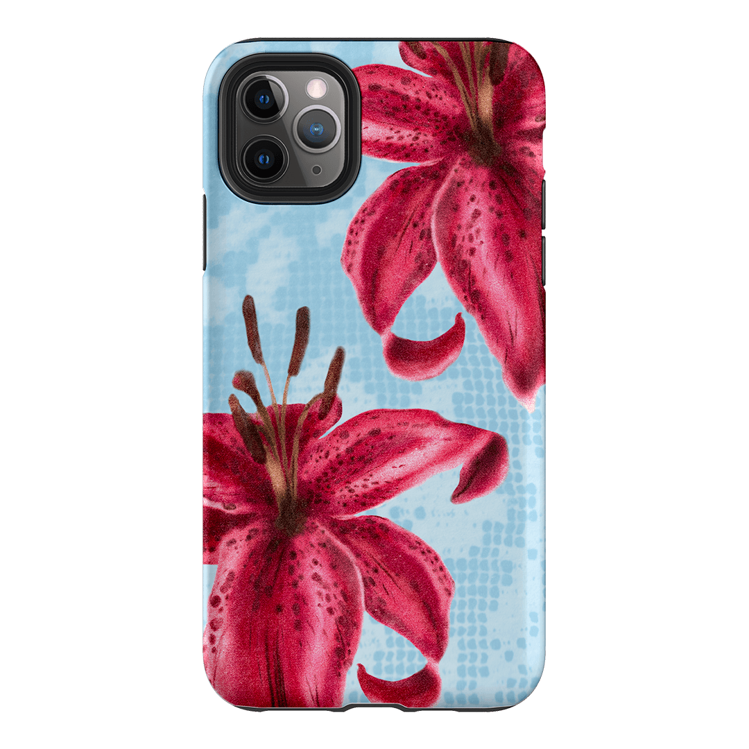 Lillies Printed Phone Cases iPhone 11 Pro Max / Armoured by Sally Hungerford - The Dairy