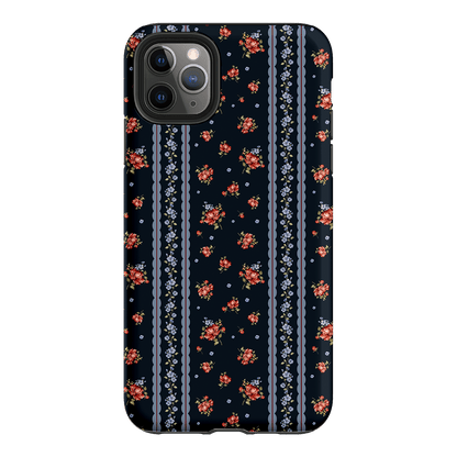 Midnight Stripe Printed Phone Cases iPhone 11 Pro Max / Armoured by Kasiags Art - The Dairy