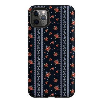 Midnight Stripe Printed Phone Cases iPhone 11 Pro Max / Armoured by Kasiags Art - The Dairy