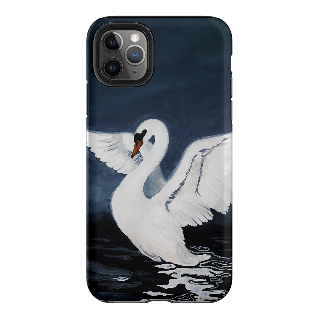 Midnight Swan Printed Phone Cases iPhone 11 Pro Max / Armoured by Lisa Hu - The Dairy