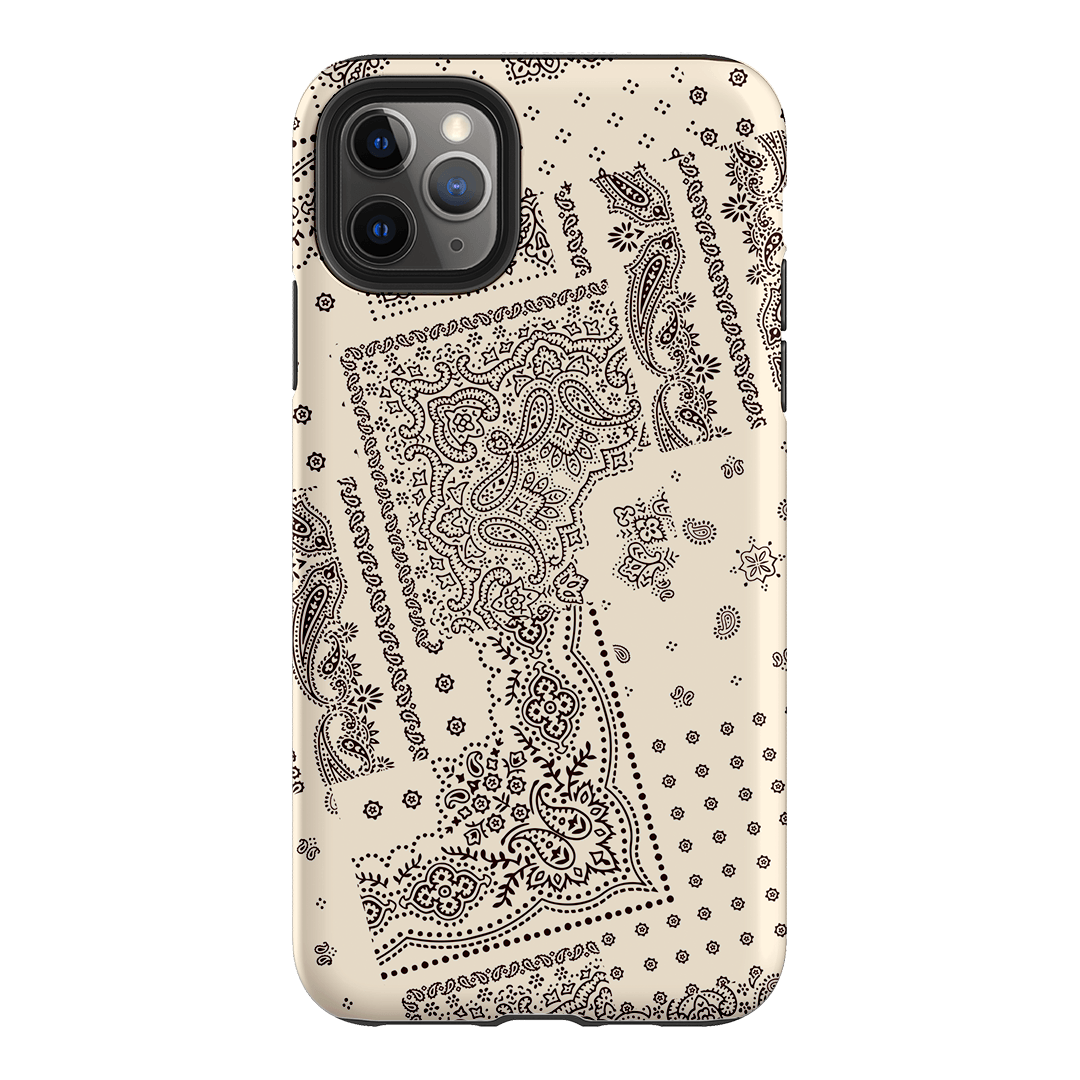 Paisley Ecru Printed Phone Cases iPhone 11 Pro Max / Armoured by The Dairy - The Dairy