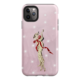 Pink Bow Hound Printed Phone Cases iPhone 11 Pro Max / Armoured by Lisa Hu - The Dairy