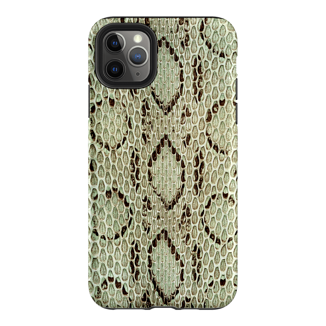 Pistachio Python Printed Phone Cases iPhone 11 Pro Max / Armoured by The Dairy - The Dairy
